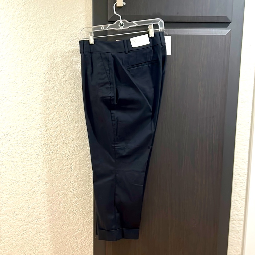 Black cropped pants in curvy fit from the Ann Taylor Factory store